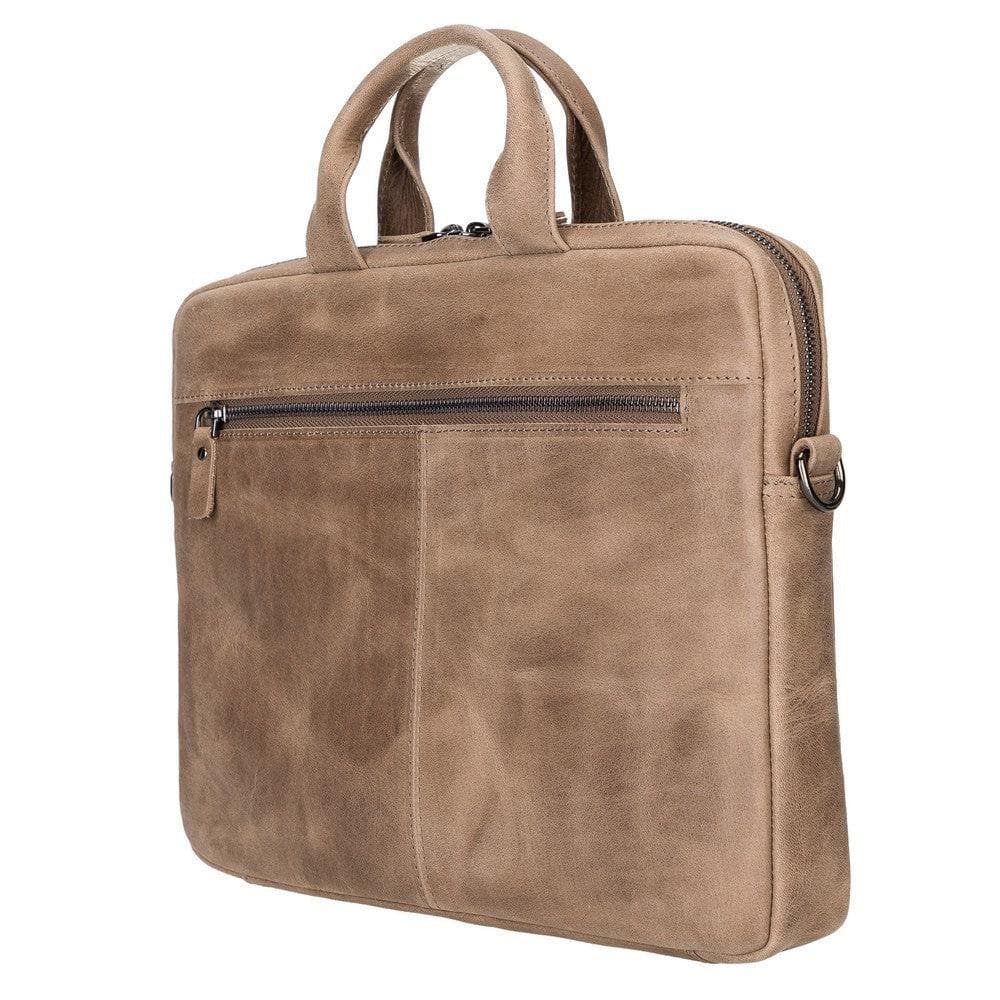 B2B- Apollo Geniun Leather Laptop Bag For 13" Bouletta B2B