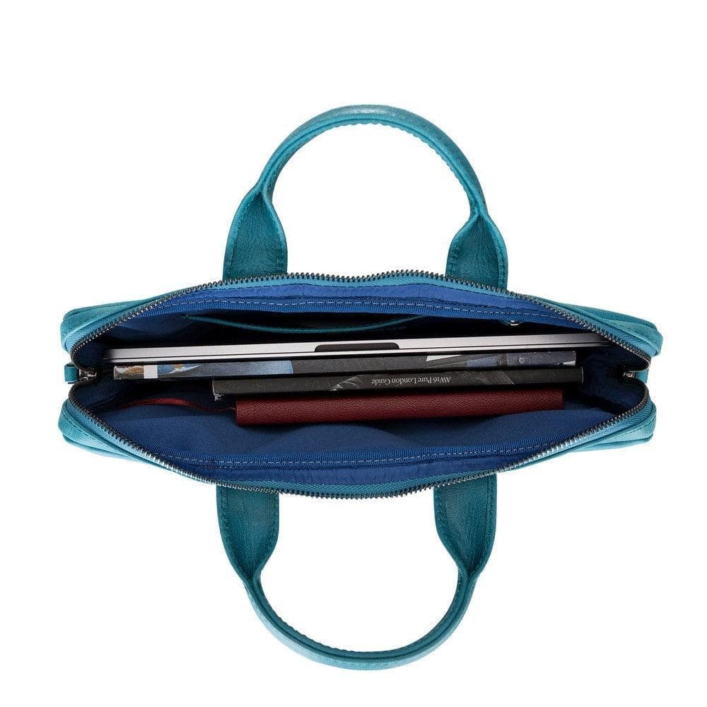 B2B- Apollo Geniun Leather Laptop Bag For 13" Bouletta B2B