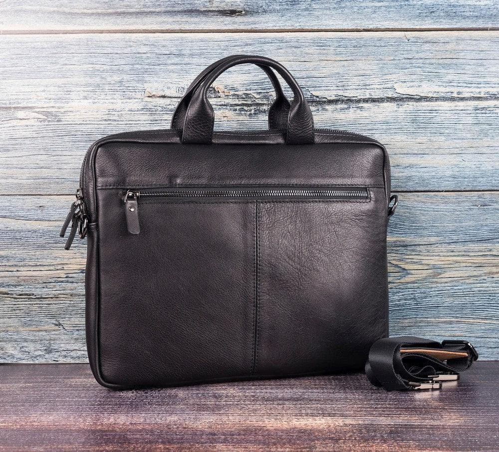 B2B- Apollo Geniun Leather Laptop Bag For 13" Bouletta B2B