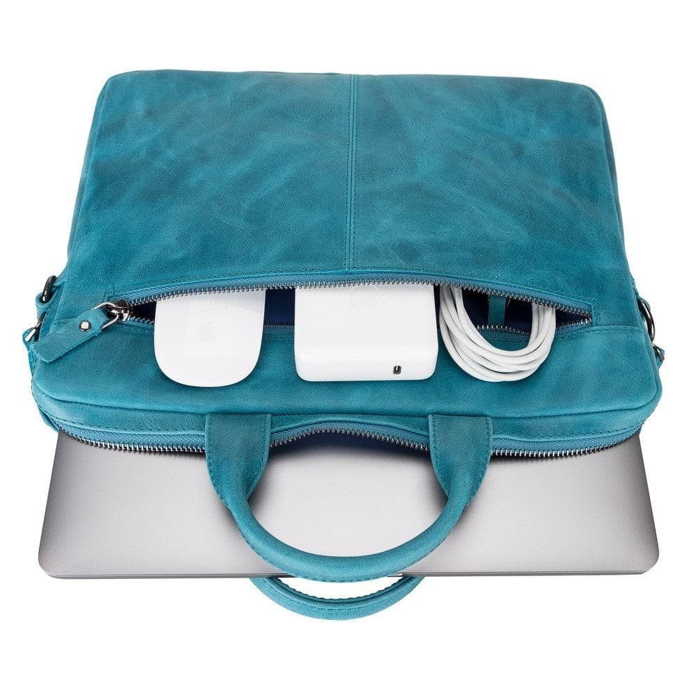 B2B- Apollo Geniun Leather Laptop Bag For 13" Bouletta B2B