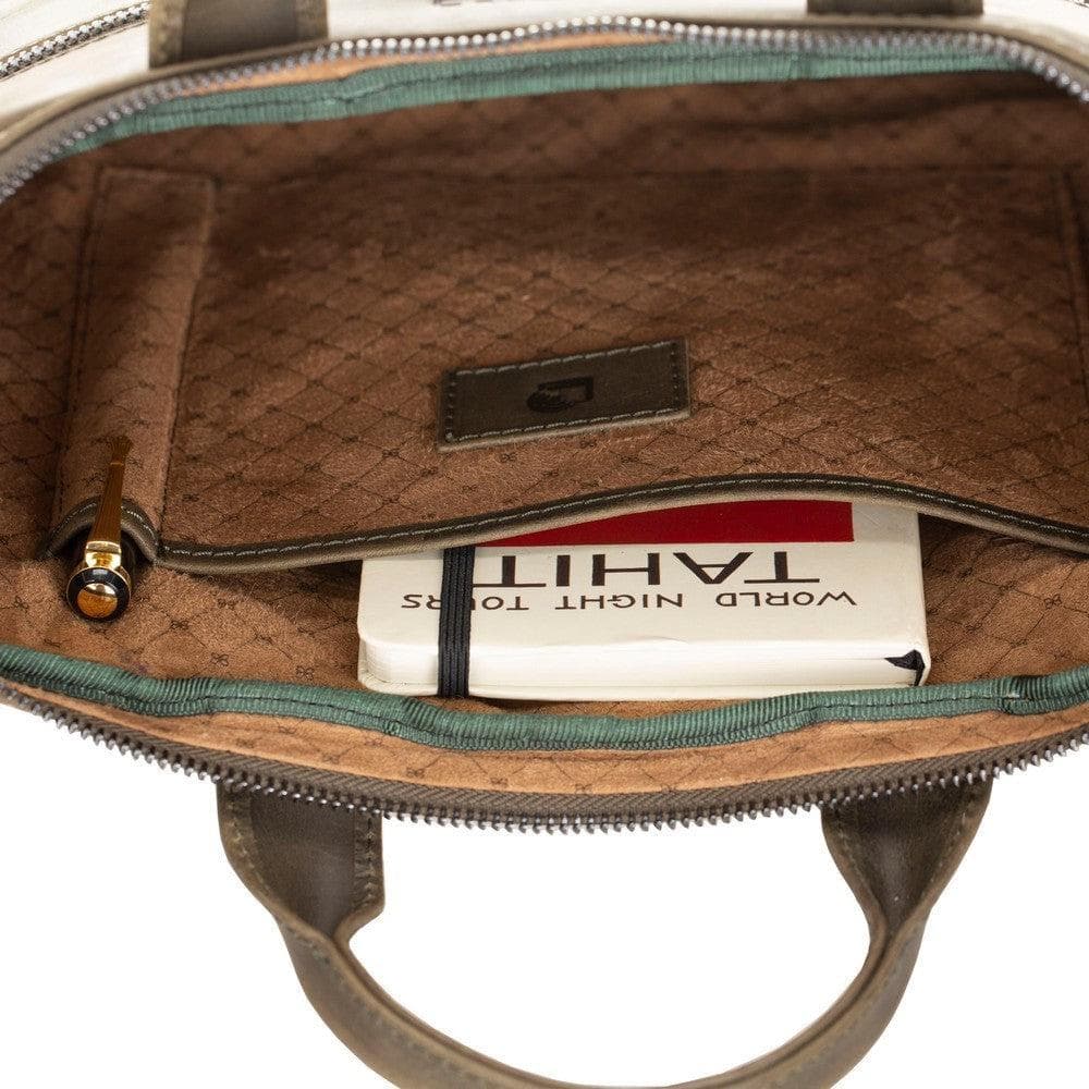 B2B- Apollo Geniun Leather Laptop Bag For 13" Bouletta B2B