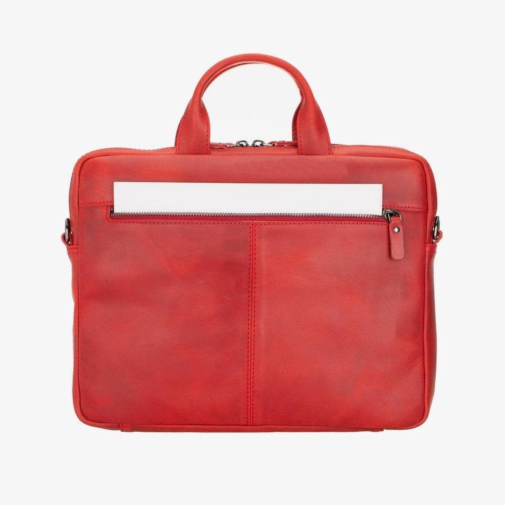 B2B- Apollo Geniun Leather Laptop Bag For 13" Bouletta B2B