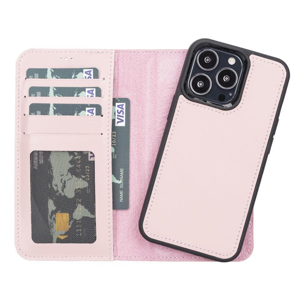 B2B - Apple iPhone 13 Series Detachable Leather Case RFID/ MWW iPhone 13 6.1" / NU2 Bouletta B2B