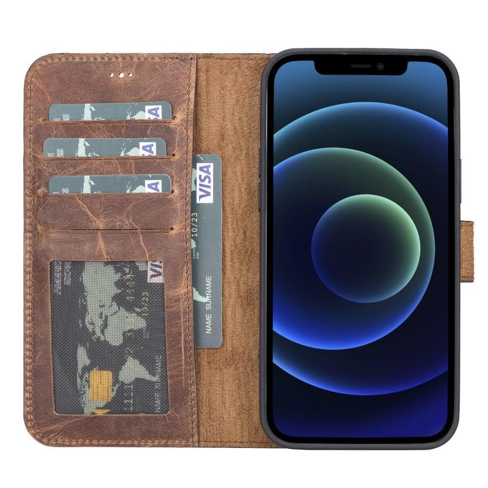 B2B - Apple iPhone 13 Series Detachable Leather Case RFID/ MWW Bouletta B2B