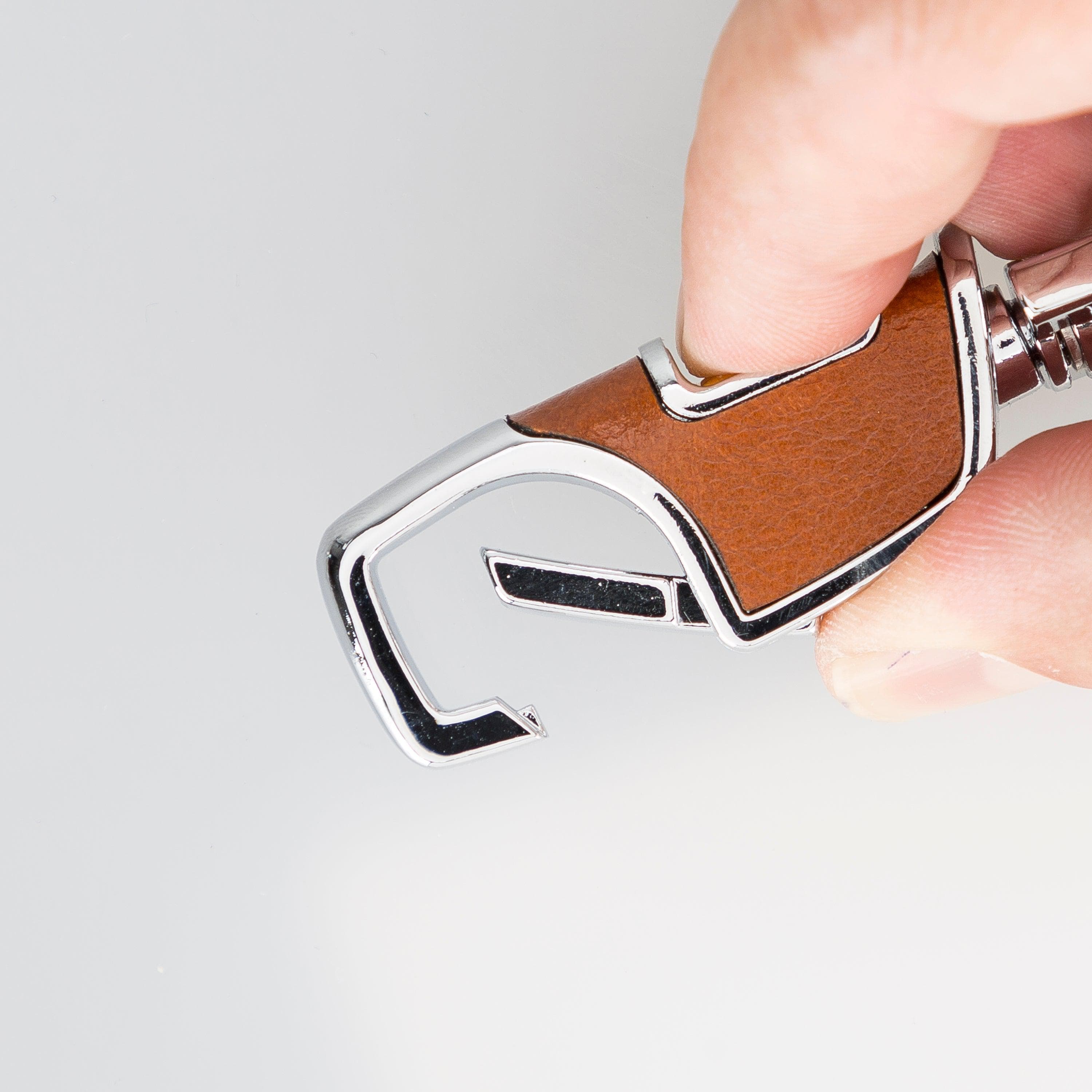 B2B- BKR12 Leather Keyring Bouletta B2B