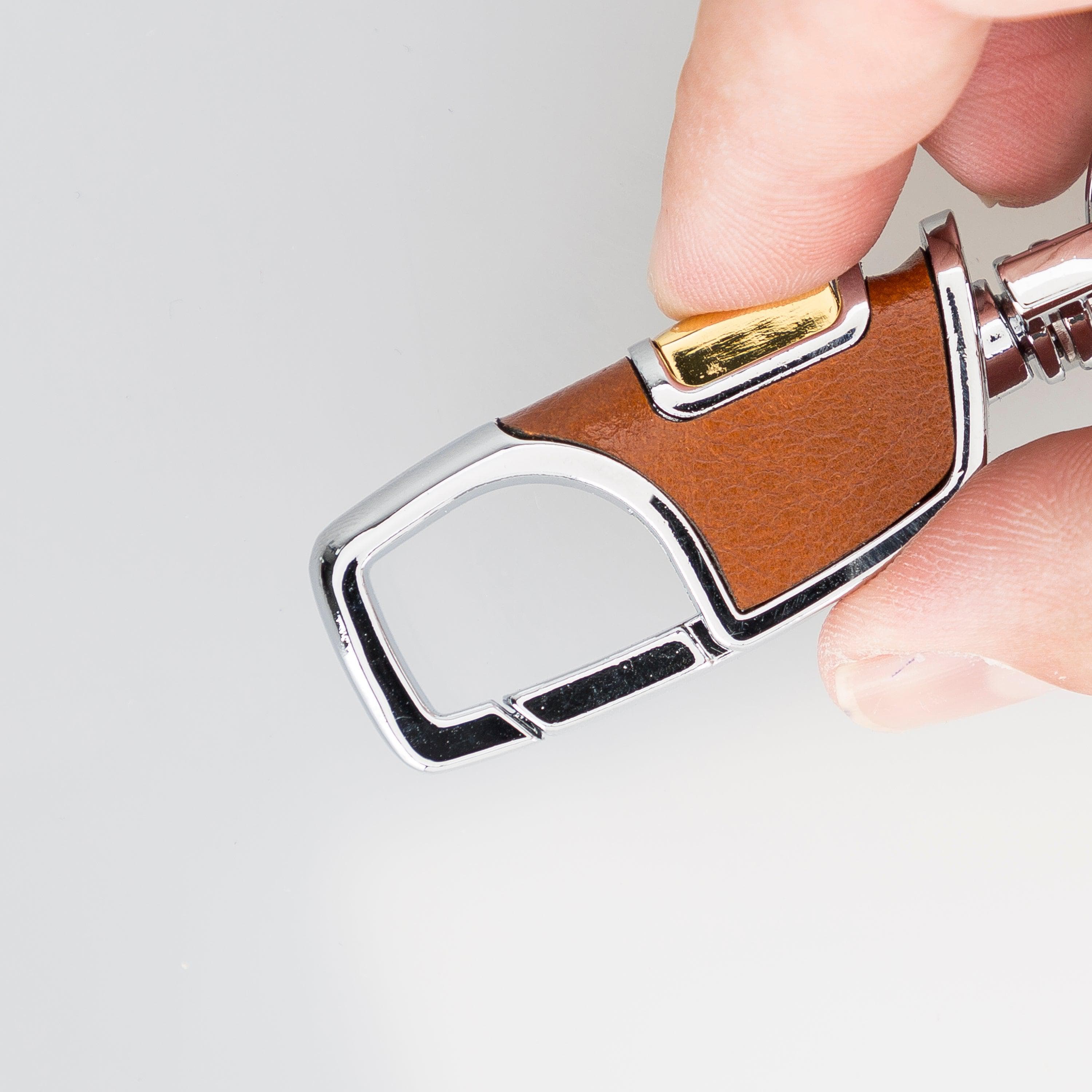 B2B- BKR12 Leather Keyring Bouletta B2B