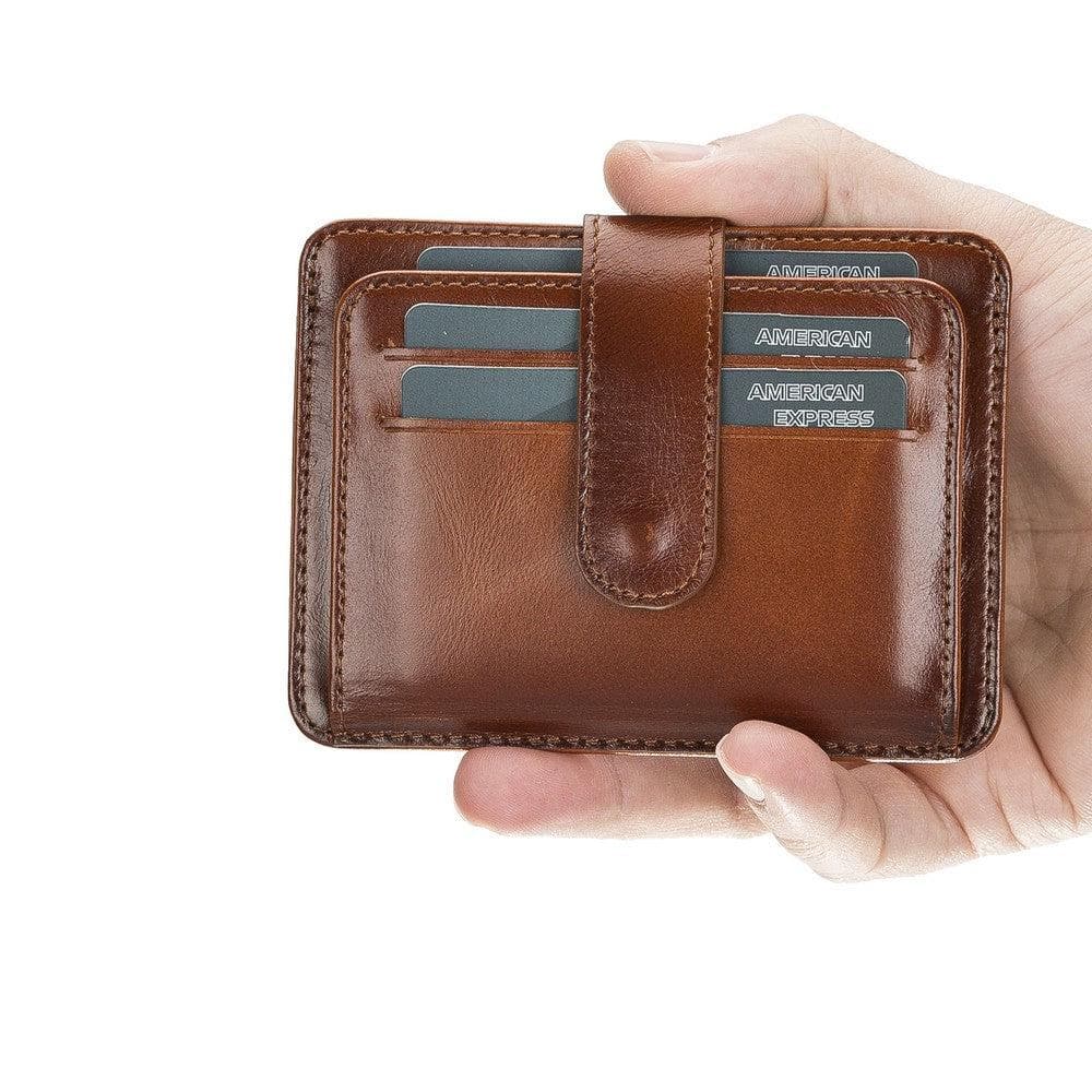 B2B- BLW19 Leather Card Holder RST2EF Bouletta B2B