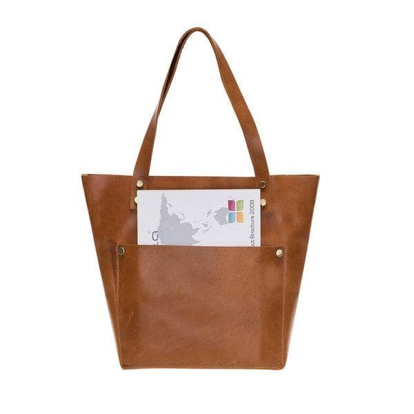 B2B- Geniun Leather Women Moon Tote Bag Bouletta B2B