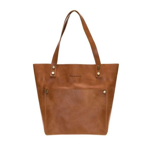 B2B- Geniun Leather Women Moon Tote Bag Medium / G19 Bouletta B2B