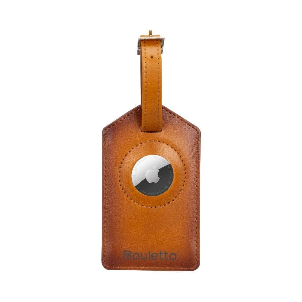 B2B- Leather Airconrad Luggane Tag Tan Bouletta B2B