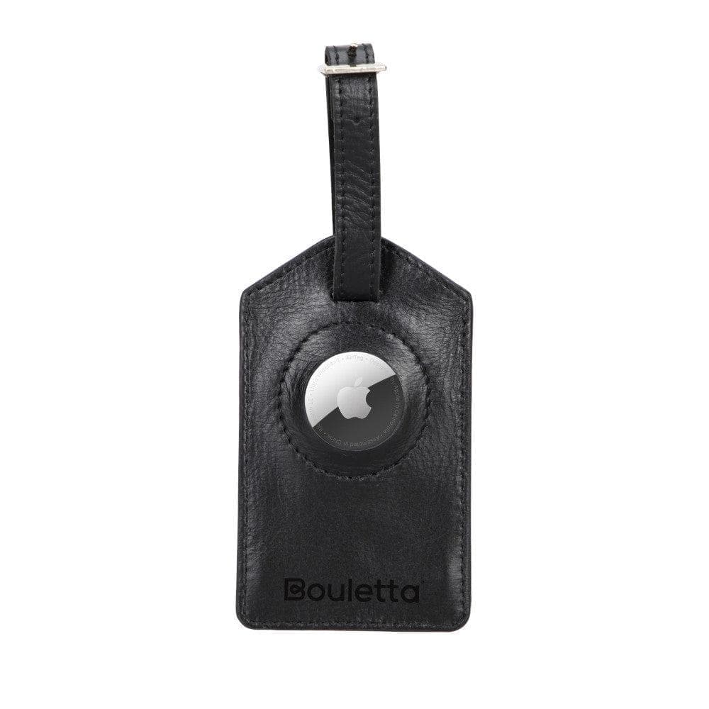 B2B- Leather Airconrad Luggane Tag Black Bouletta B2B