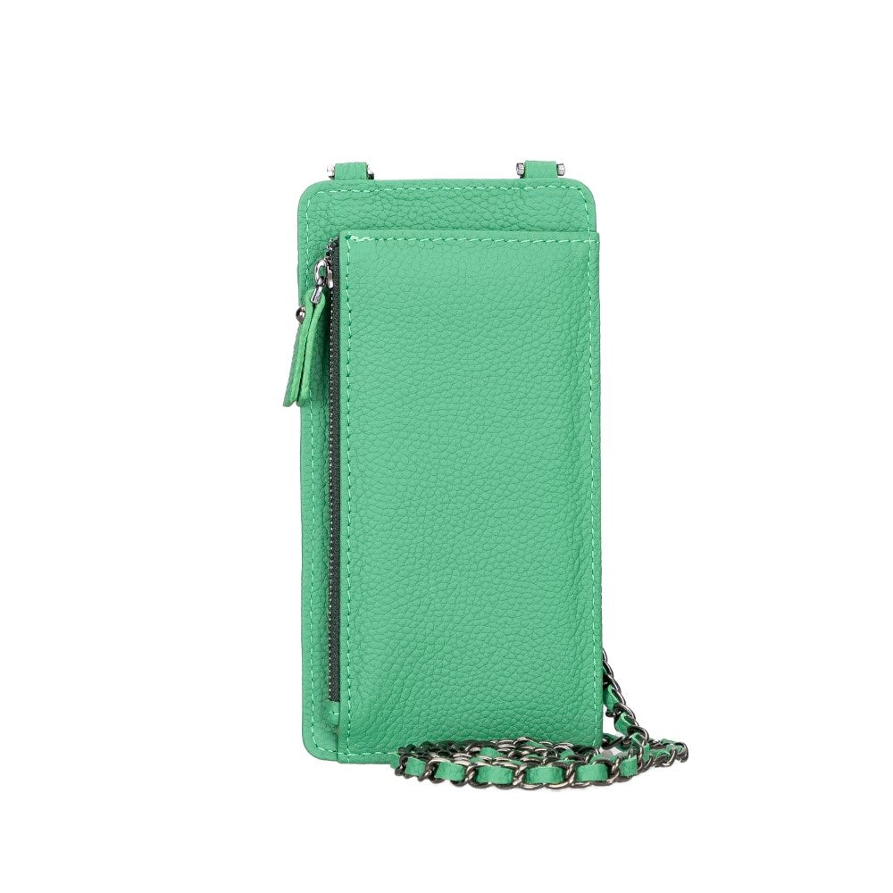Avjin Shoulder Strap Genuine Leather Wallet Phone Case up to 6.9"