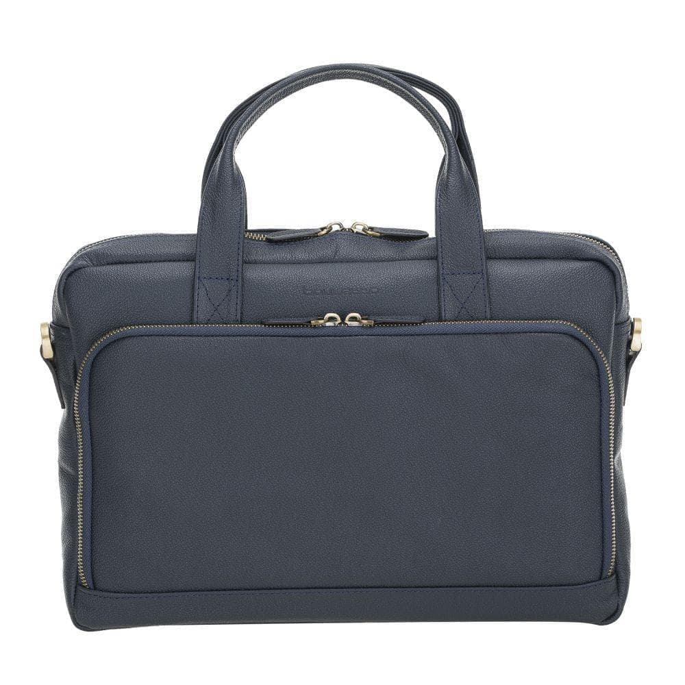 Troy Leather Laptop Bags Drop Dark Blue Bouletta Shop