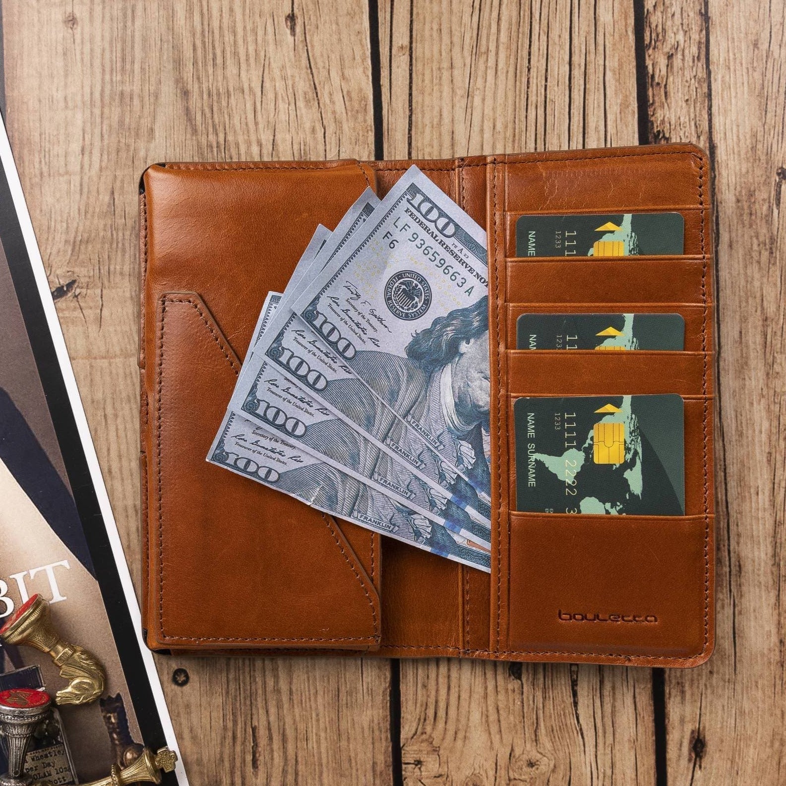 Calvina Leather Wallet Bouletta Shop
