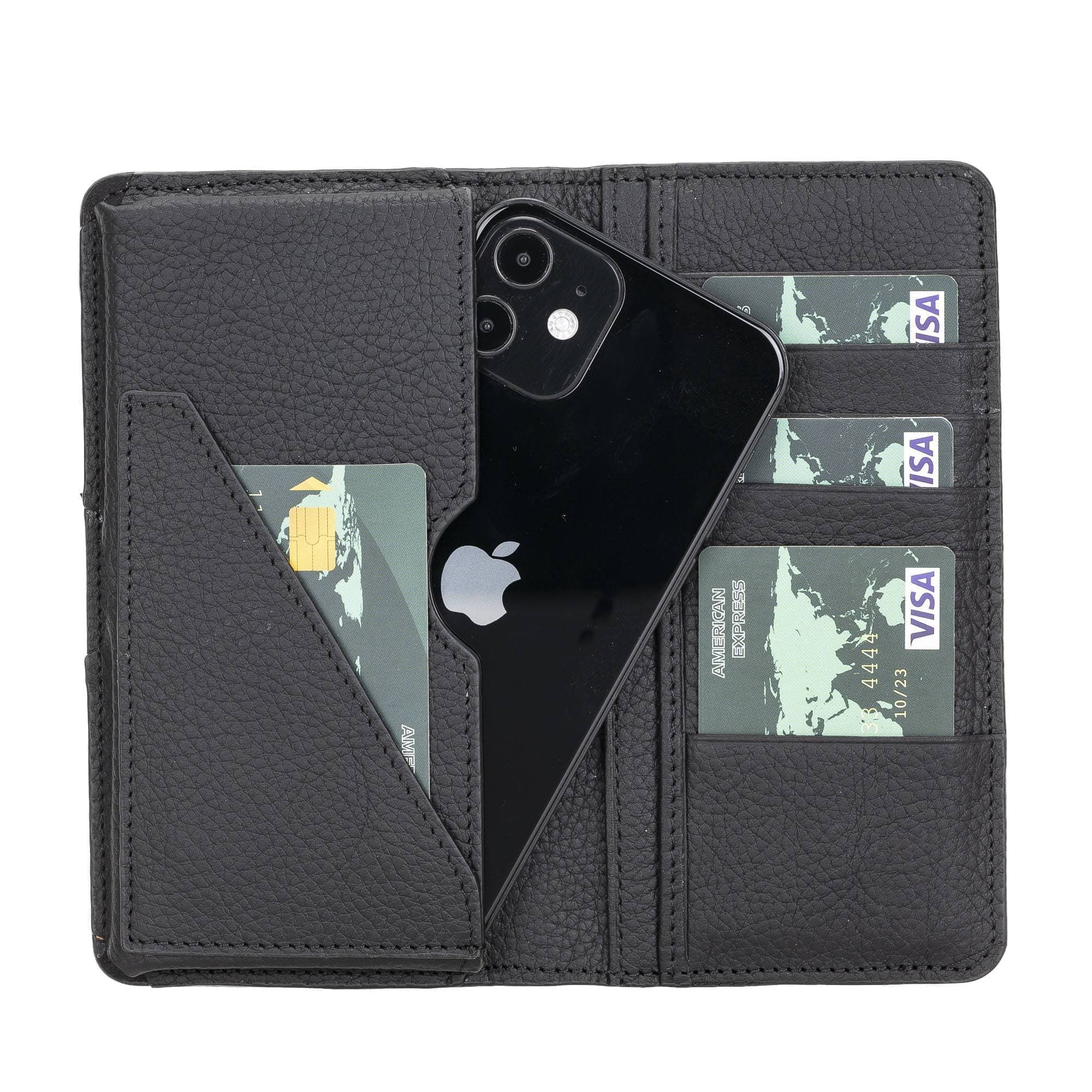 Calvina Leather Wallet Floater Black Bouletta Shop