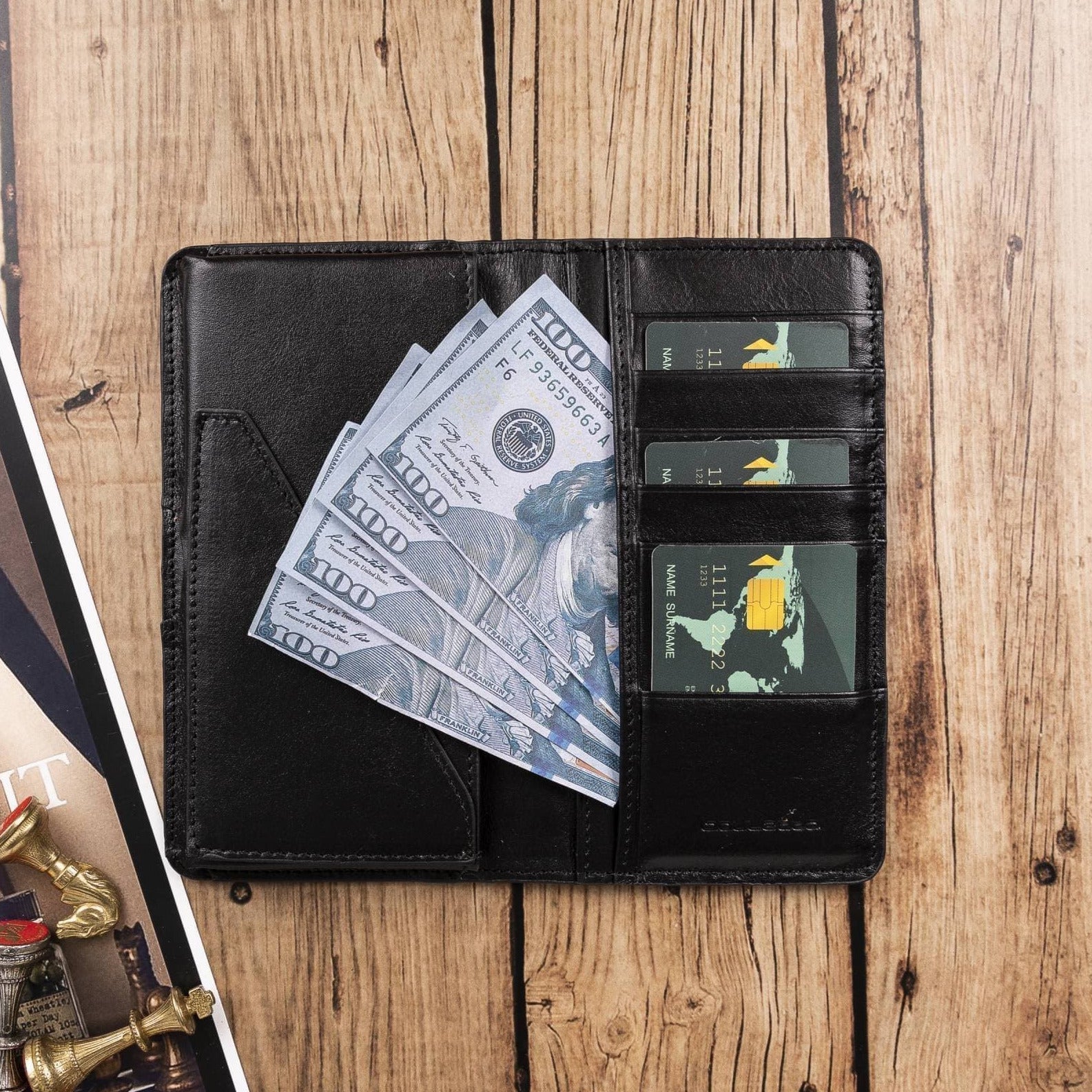 Calvina Leather Wallet Bouletta Shop