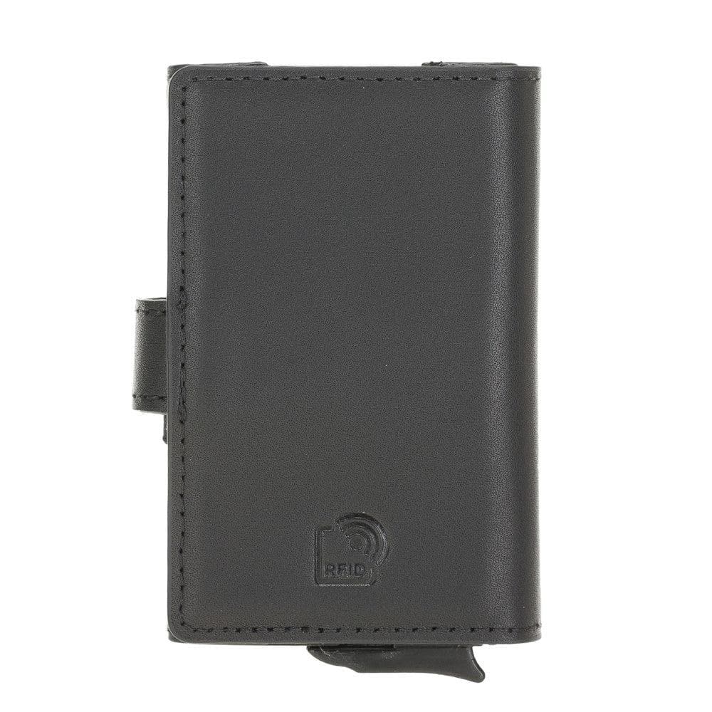 Carlov Leather Mechanical Card Holder Bouletta