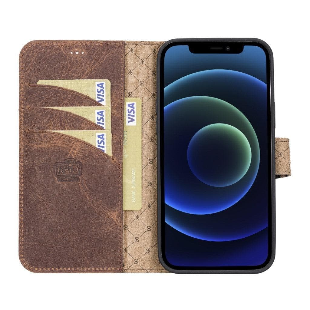 Detachable Leather Wallet Case for Apple iPhone 13 Series Bouletta LTD