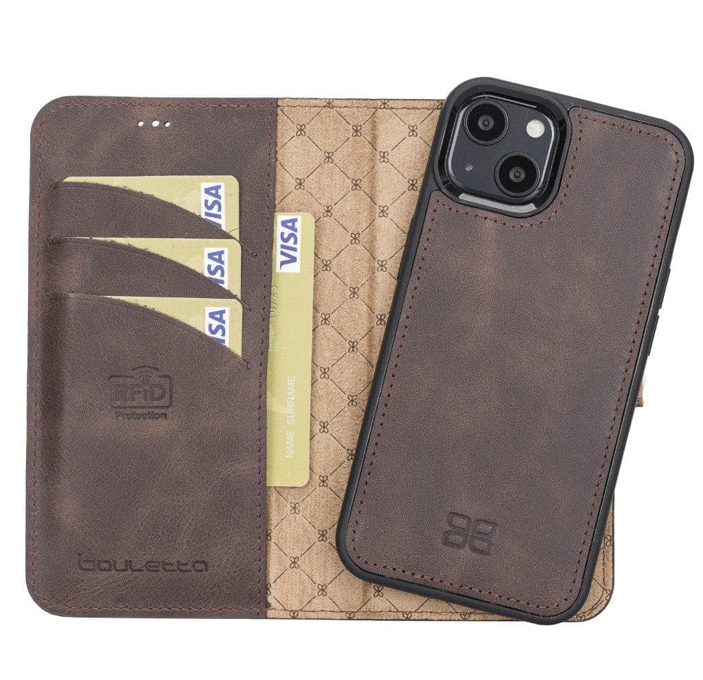 Detachable Leather Wallet Case for Apple iPhone 13 Series Bouletta LTD