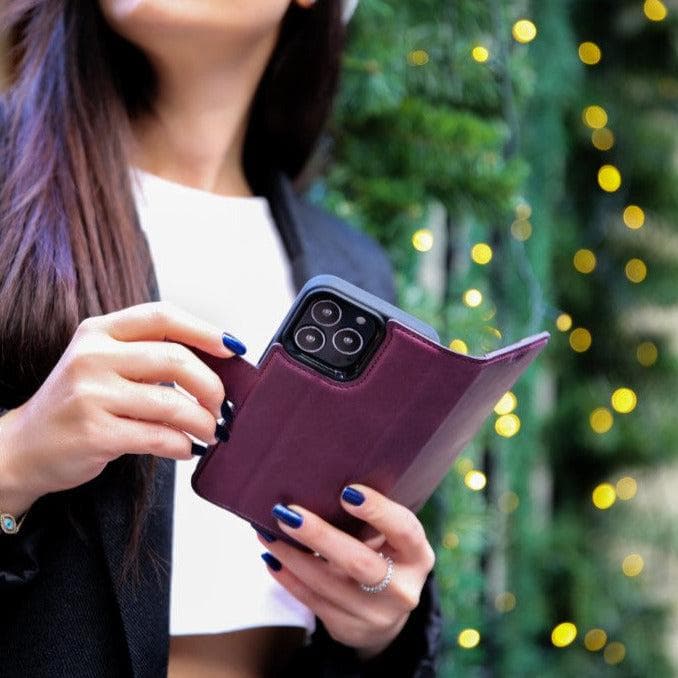 Detachable Leather Wallet Case for Apple iPhone 13 Series Bouletta LTD