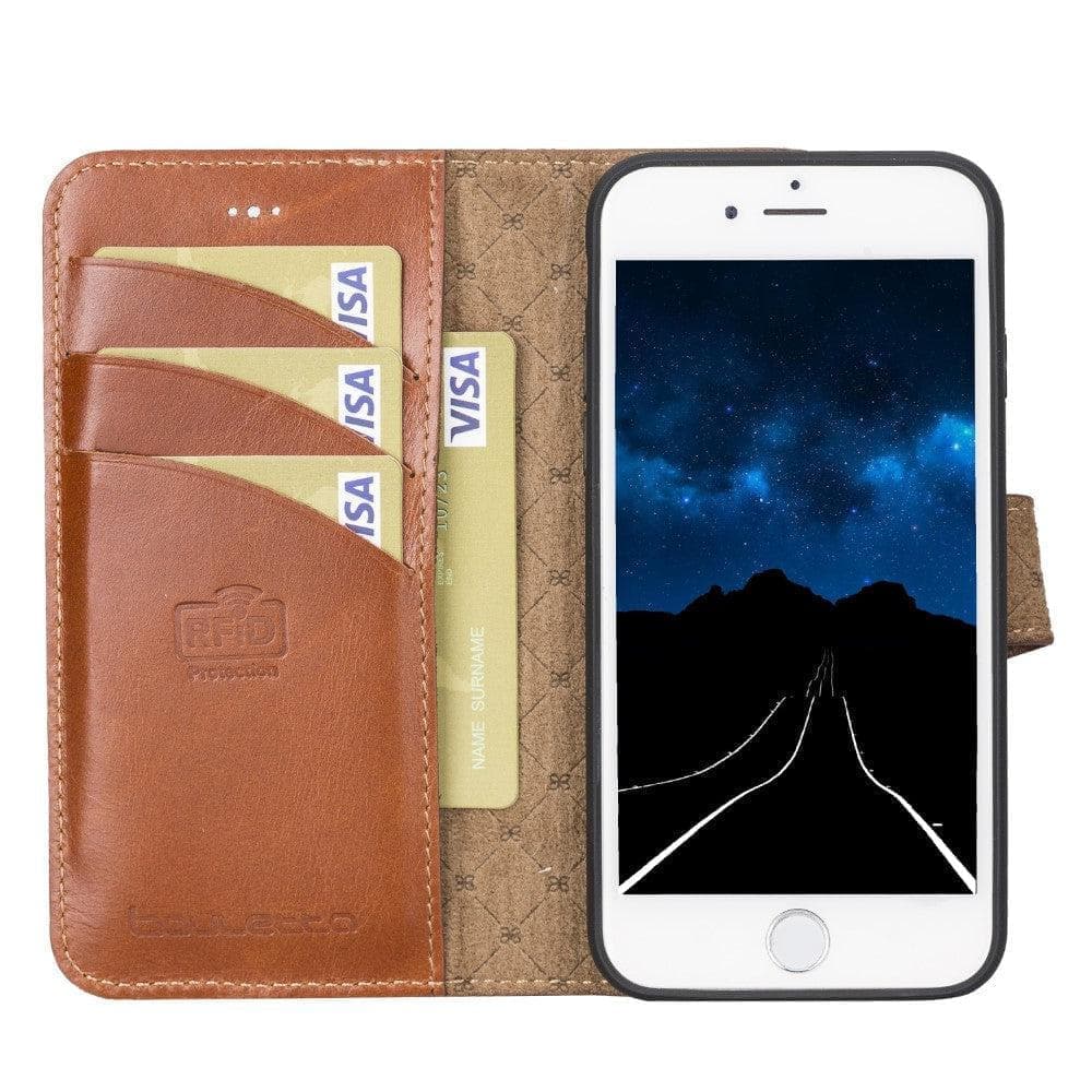Detachable Leather Wallet Case for Apple iPhone SE Series Bouletta LTD