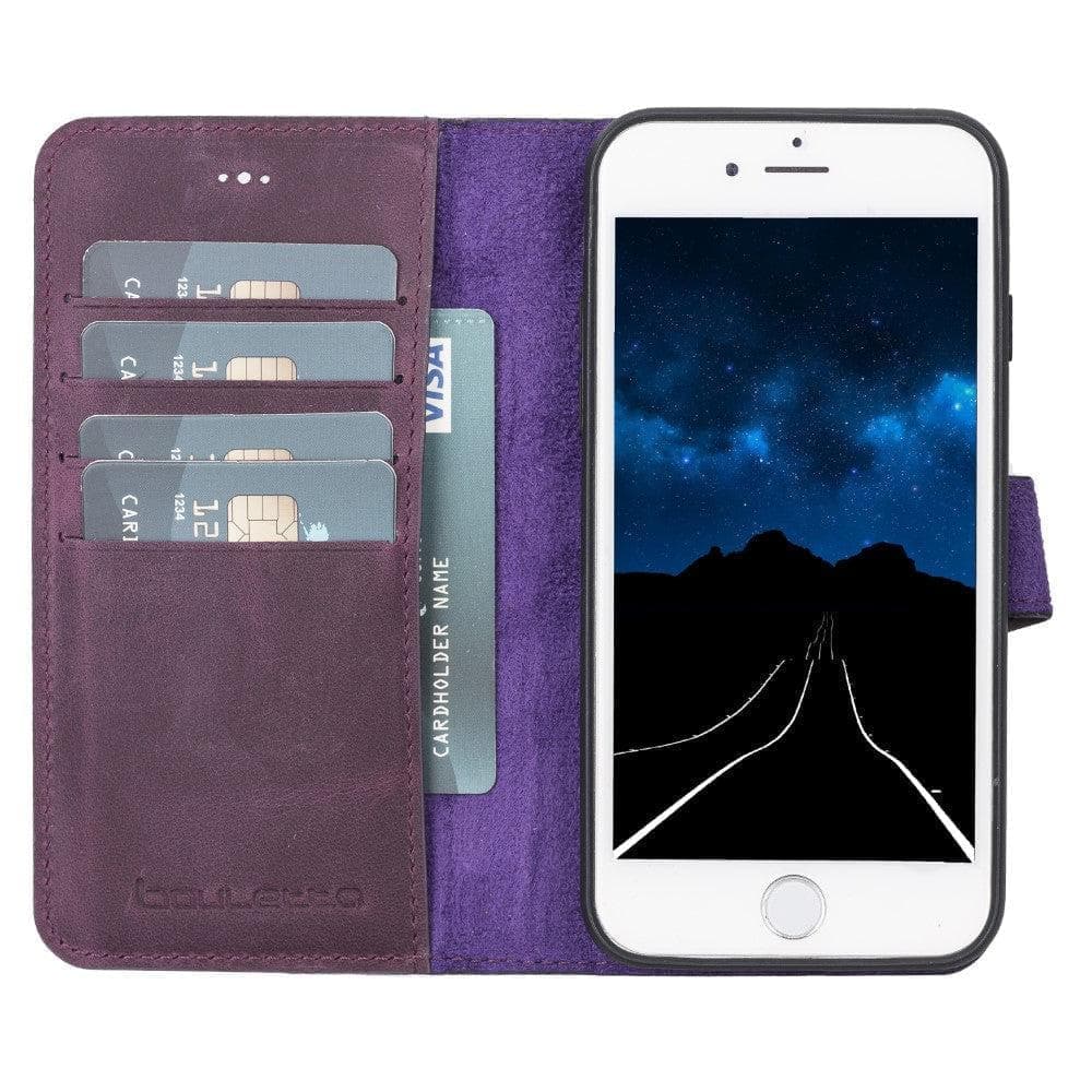 Detachable Leather Wallet Case for Apple iPhone SE Series Bouletta LTD