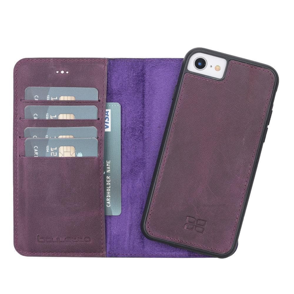 Detachable Leather Wallet Case for Apple iPhone SE Series Bouletta LTD