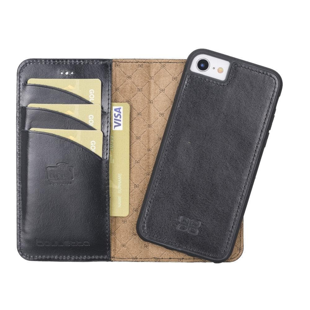 Detachable Leather Wallet Case for Apple iPhone SE Series Bouletta LTD