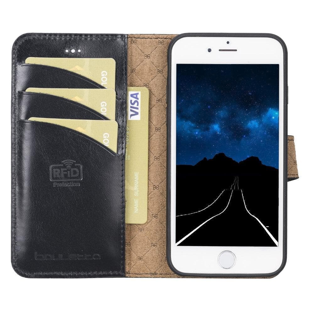 Detachable Leather Wallet Case for Apple iPhone SE Series Bouletta LTD