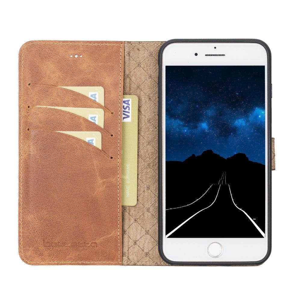 Detachable Leather Wallet Case for Apple iPhone SE Series Bouletta LTD