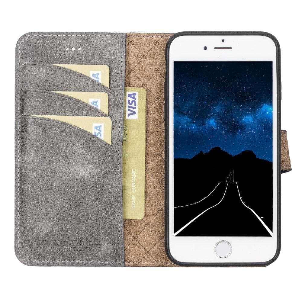Detachable Leather Wallet Case for Apple iPhone SE Series Bouletta LTD