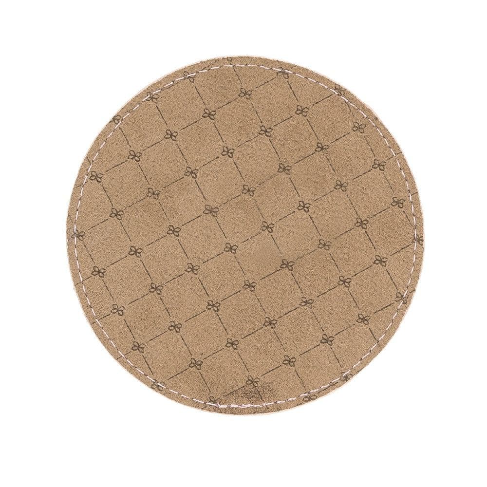 Divine Geniun Leather Handmade Cup Coaster Bouletta