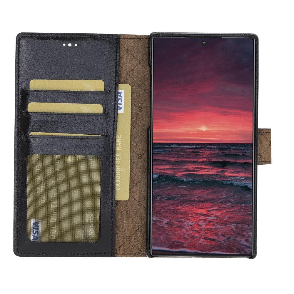 Full Leather Coating Detachable Wallet Case for Apple Samsung Note 10 Series Bouletta LTD