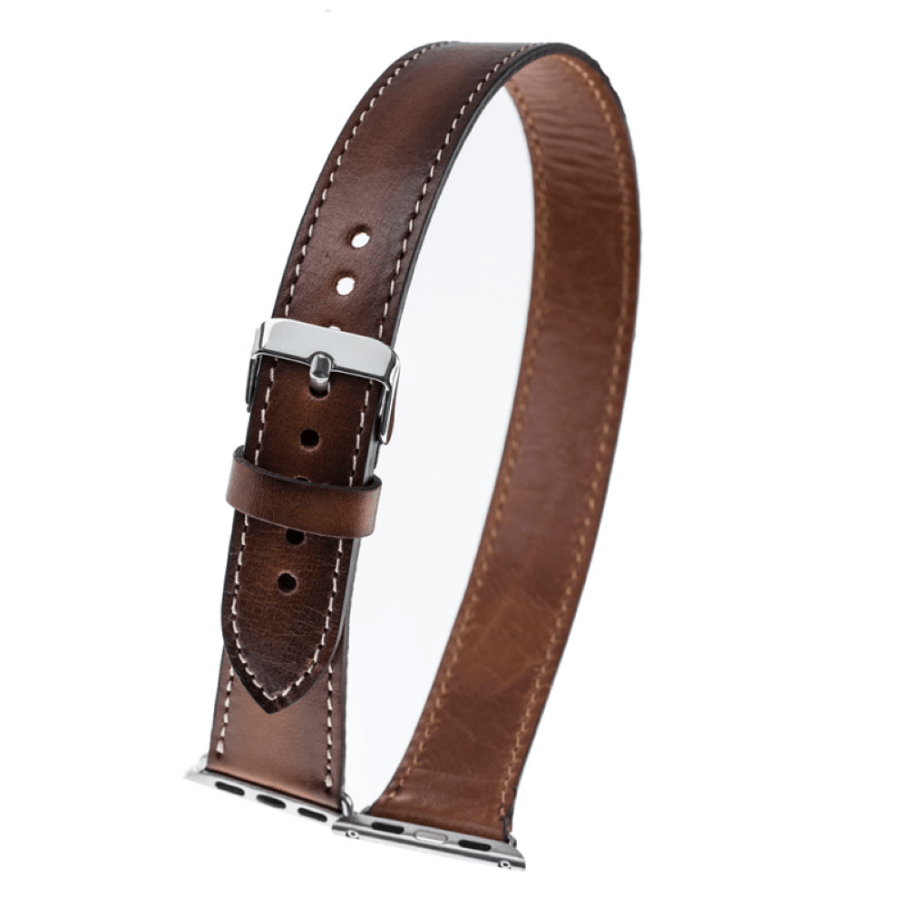 Lancaster Double Tour Classic Apple Leather Watch Strap Bouletta