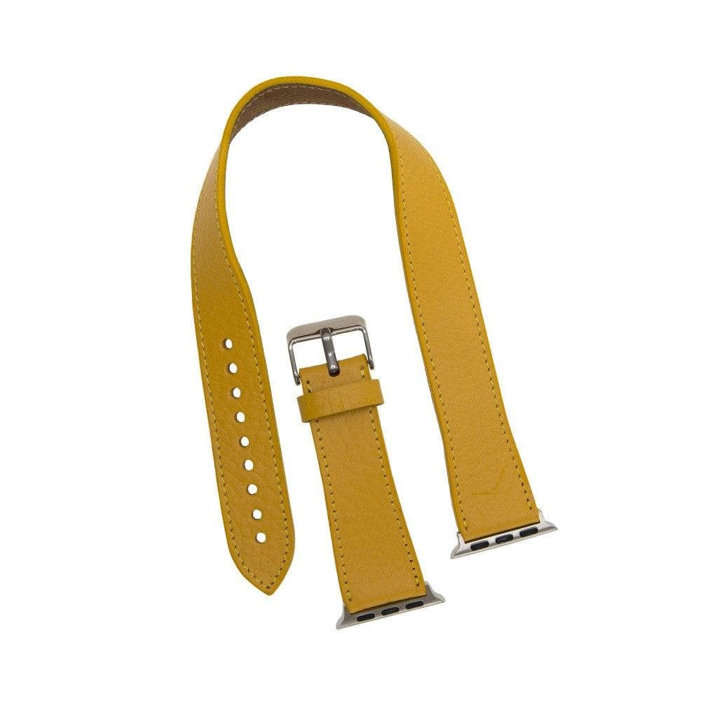 Lancaster Double Tour Classic Apple Leather Watch Strap Bouletta
