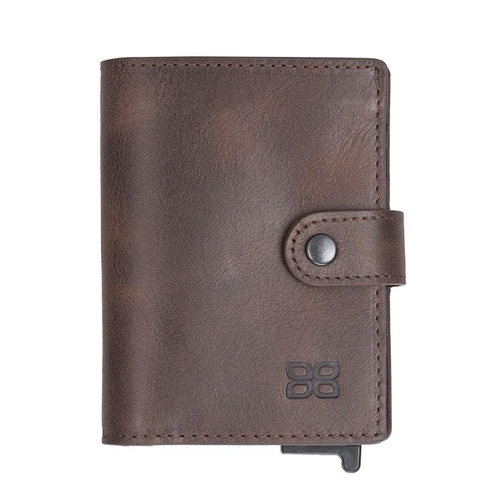 Leather Palertag Zip Mechanical Card Holder Bouletta B2B