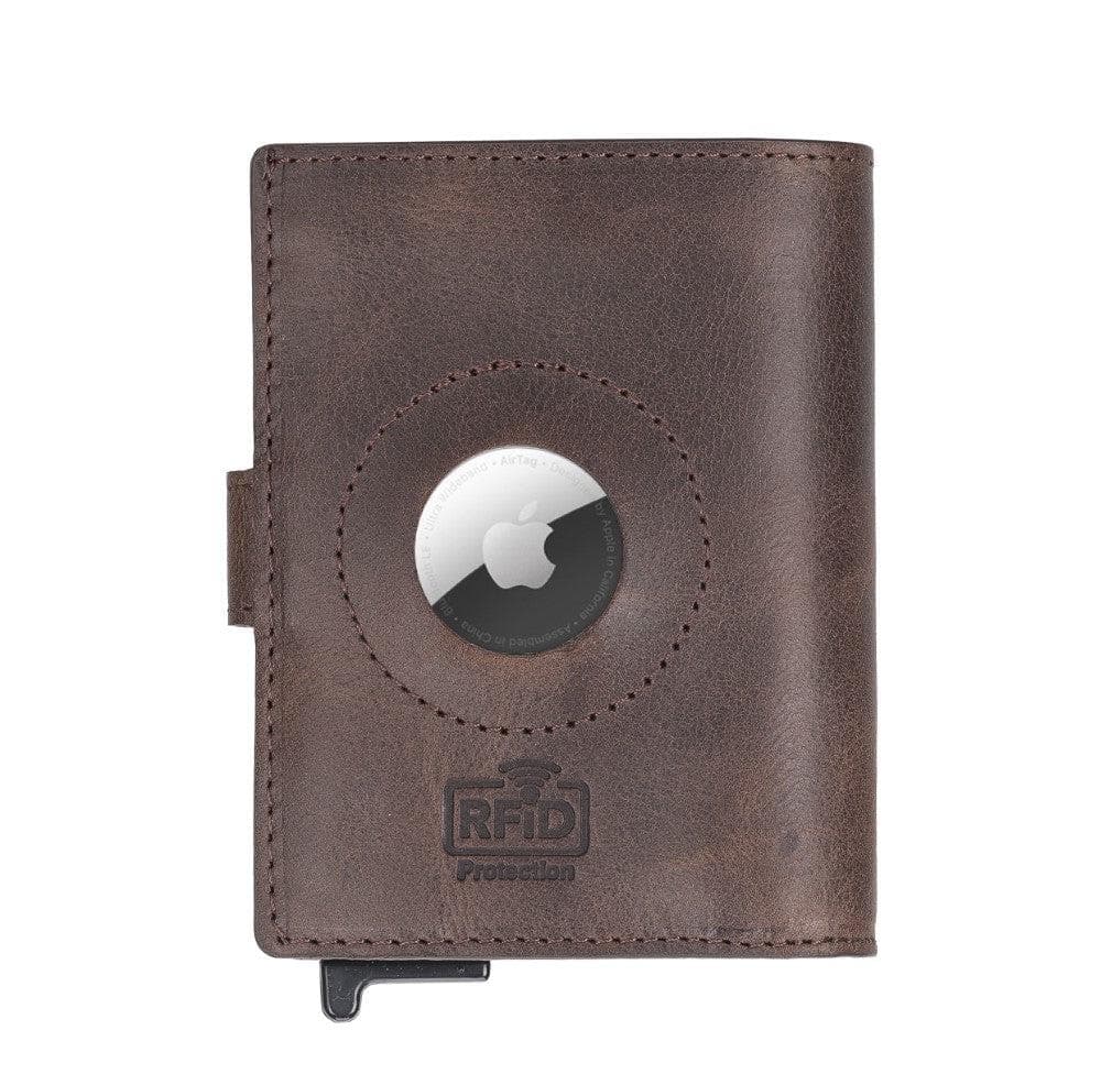Leather Palertag Zip Mechanical Card Holder Bouletta B2B