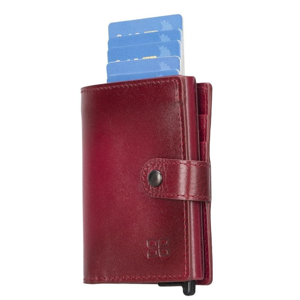 Leather Palertag Zip Mechanical Card Holder Bouletta B2B