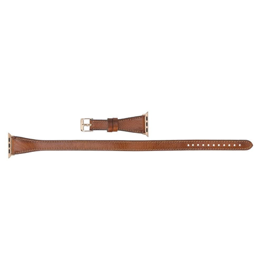 Leeds Double Tour Slim Apple Leather Watch Strap Bouletta LTD