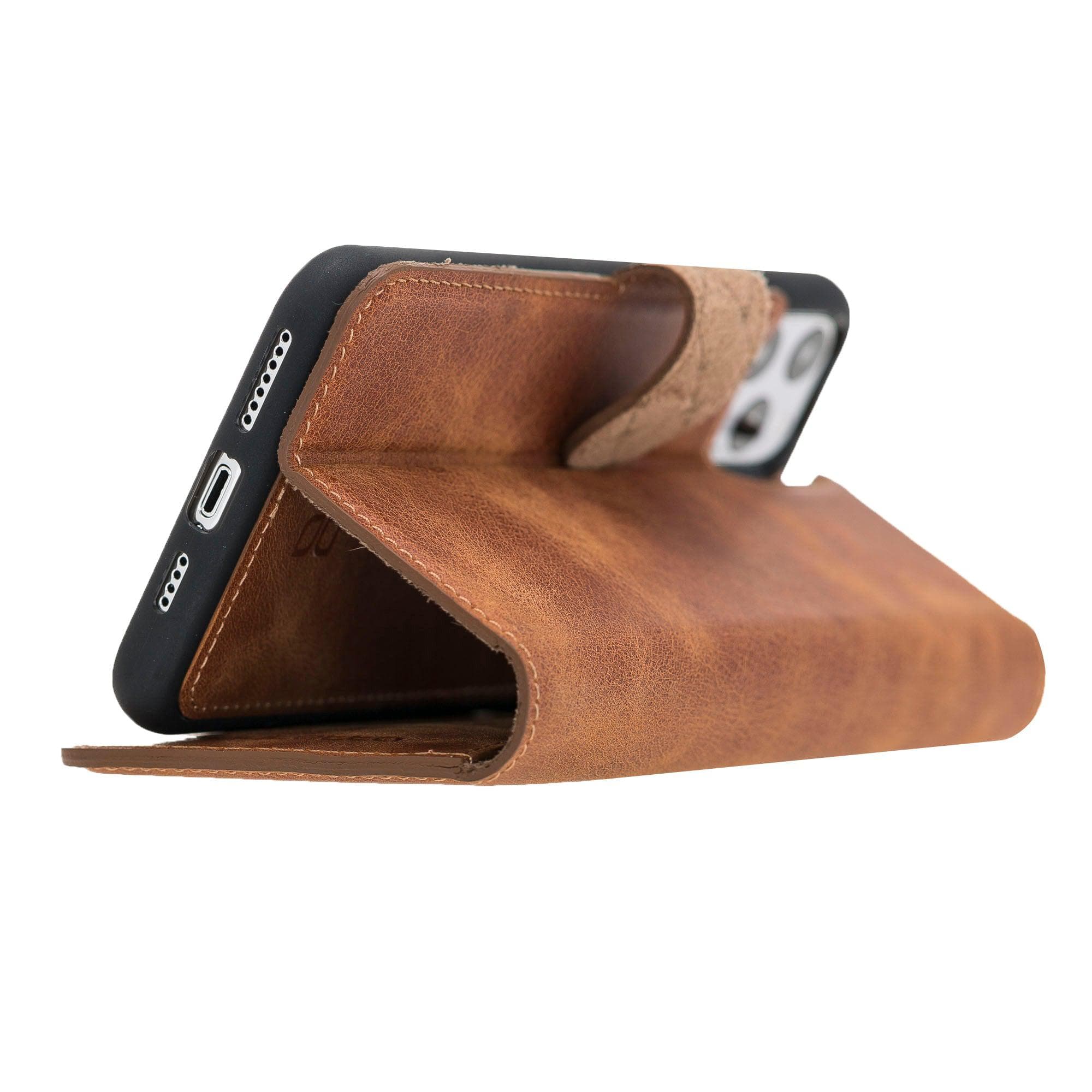 Magnetic Detachable Leather Phone Case for Apple iPhone 11 Series Bouletta LTD