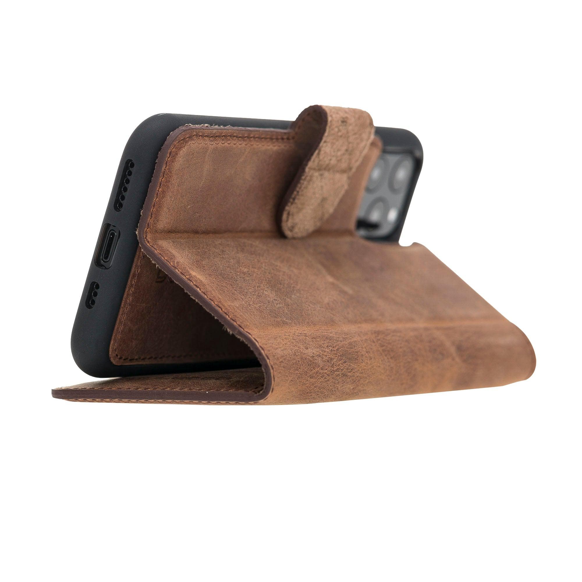 Magnetic Detachable Leather Phone Case for Apple iPhone 11 Series Bouletta LTD