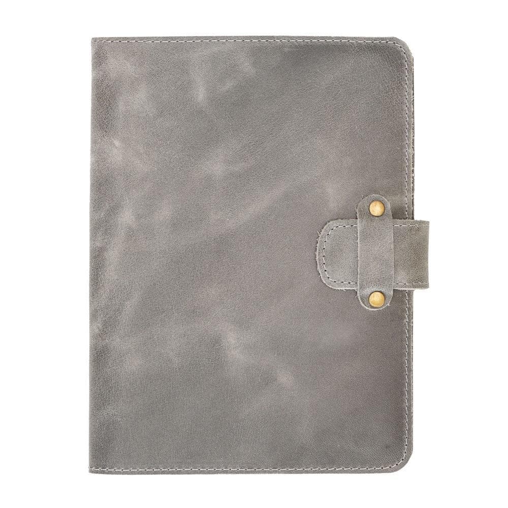 Lonni Luxury Genuine Leather Agenda Cover - S/M/L Sizes Tiguan Gray / S Bouletta Shop