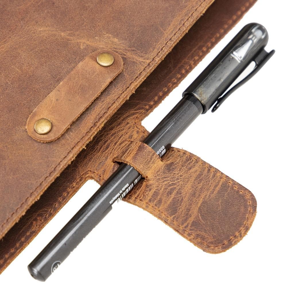 Lonni Luxury Genuine Leather Agenda Cover - S/M/L Sizes Bouletta Shop