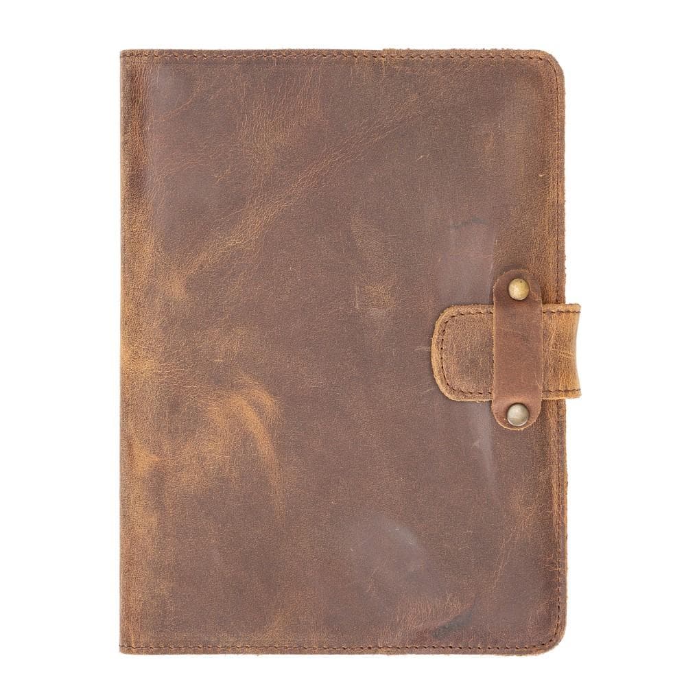 Lonni Luxury Genuine Leather Agenda Cover - S/M/L Sizes Antic Brown / S Bouletta Shop