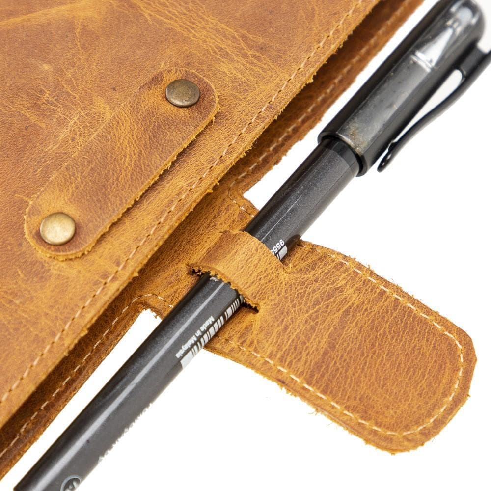 Lonni Luxury Genuine Leather Agenda Cover - S/M/L Sizes Bouletta Shop