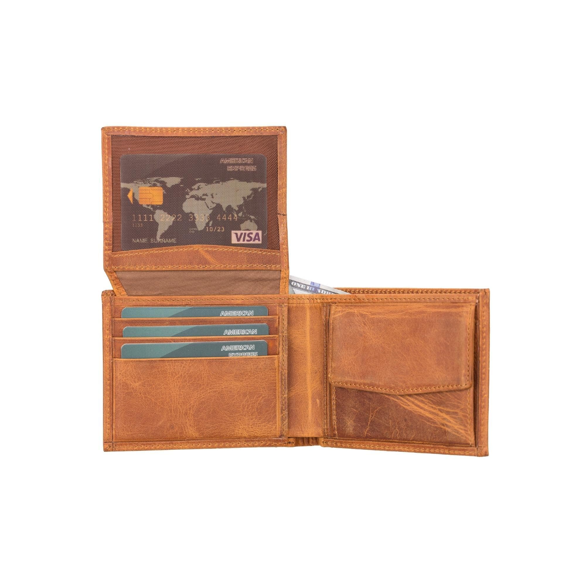 Passat Leather Wallet - Leather Card Holder Bouletta B2B
