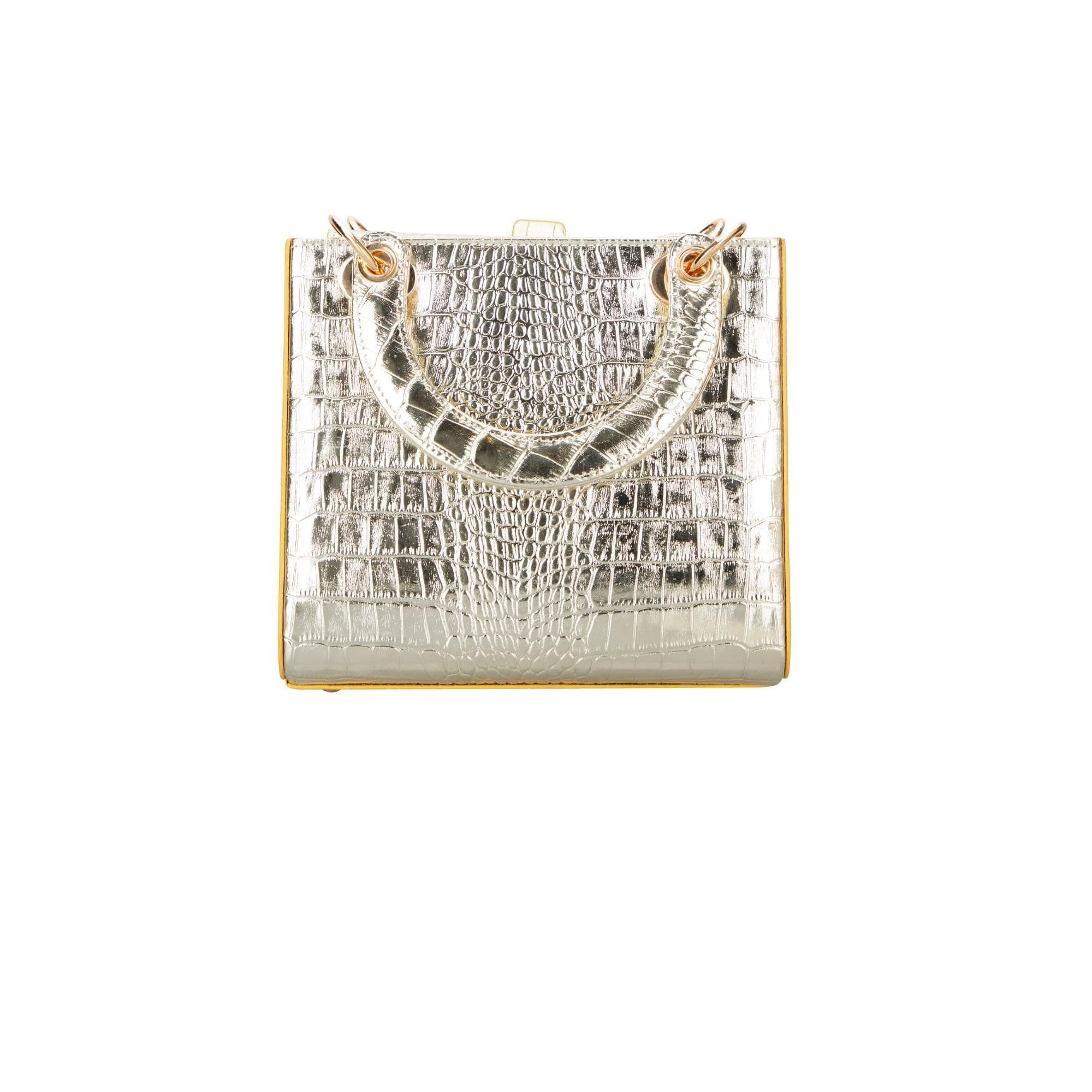 Pinny Geniune Leather Women’s Bag Black Croco Bouletta B2B