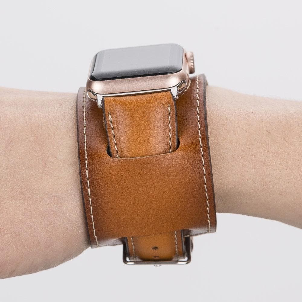 Salford Cuff Apple Watch Leather Strap Bouletta
