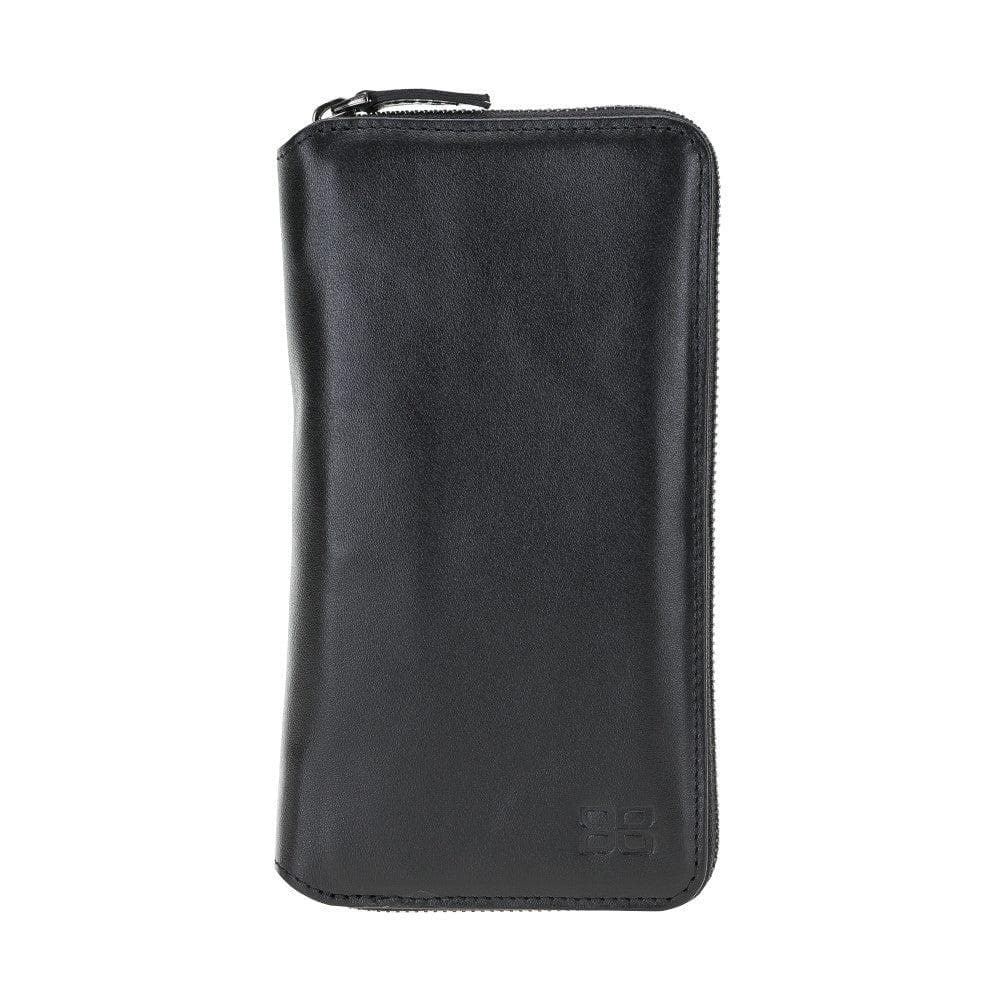 Samsung Galaxy S10 Series Leather Pounch Magnetic Cover Case Samsung S10 / Rustic Black Bouletta