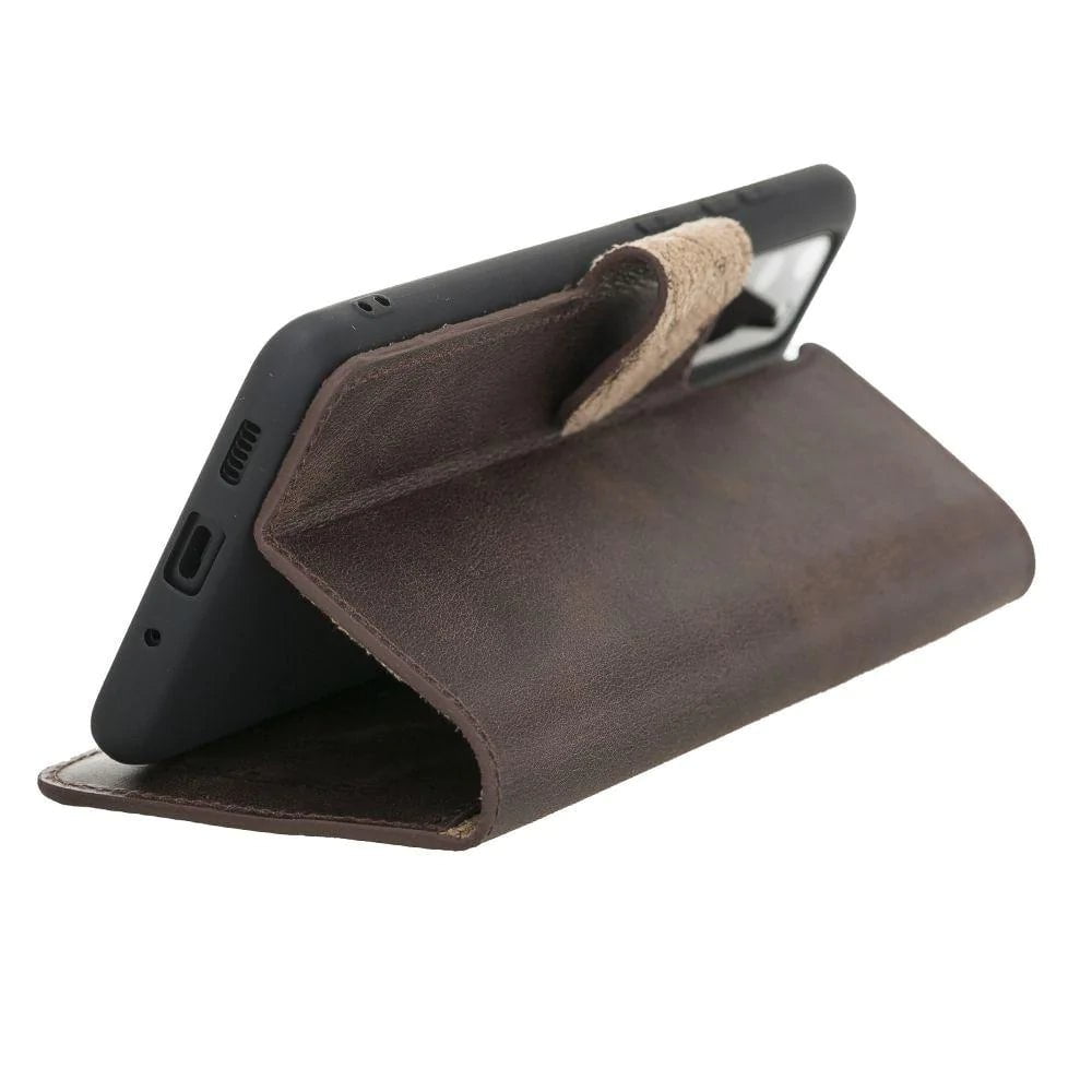 Samsung Galaxy S20 Series Leather Wallet Folio Case Bouletta